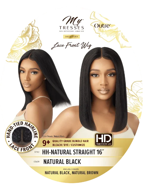 Outre Mytresses Gold Label 100% Unprocessed Human Hair Lace Front Wig - HH-NATURAL STRAIGHT