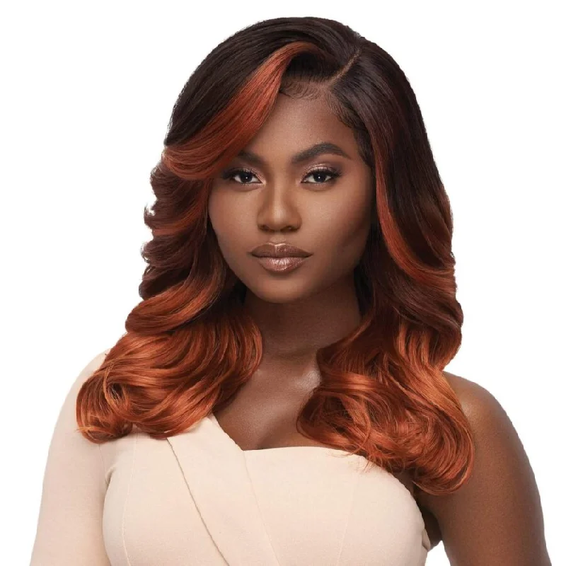 OUTRE SYNTHETIC MELTED HAIRLINE LACE FRONT WIG - DIVINE