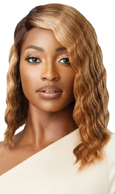 Outre Synthetic Pre-Plucked HD Transparent Lace Front Wig SAFIRA