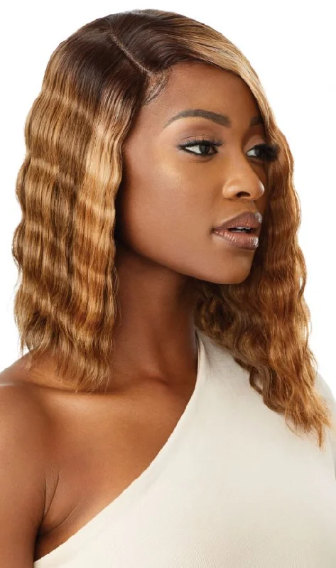 Outre Synthetic Pre-Plucked HD Transparent Lace Front Wig SAFIRA