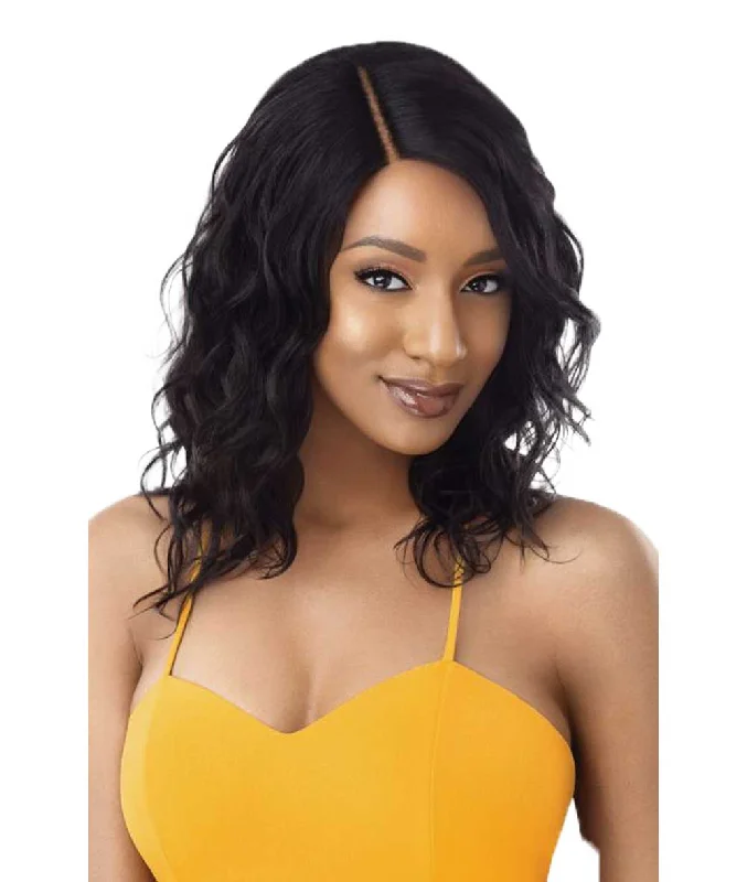 Outre The Daily Wig 100% Unprocessed Human Hair Lace Part Wig - Curly 20""