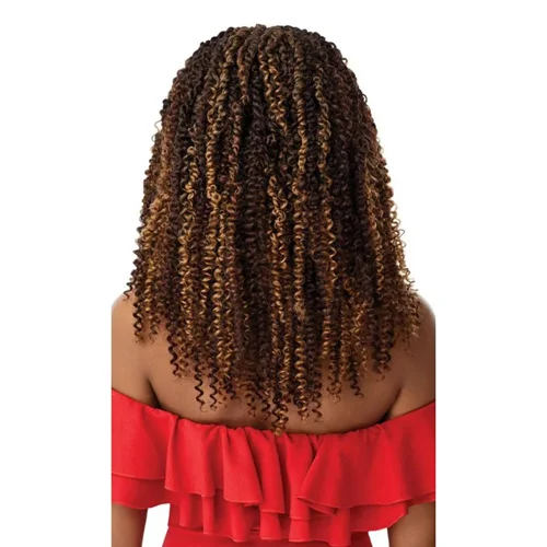 Outre X-Pression Twisted Up 4X4 Lace Front Wig - Kinky Boho Passion Waterwave 18""