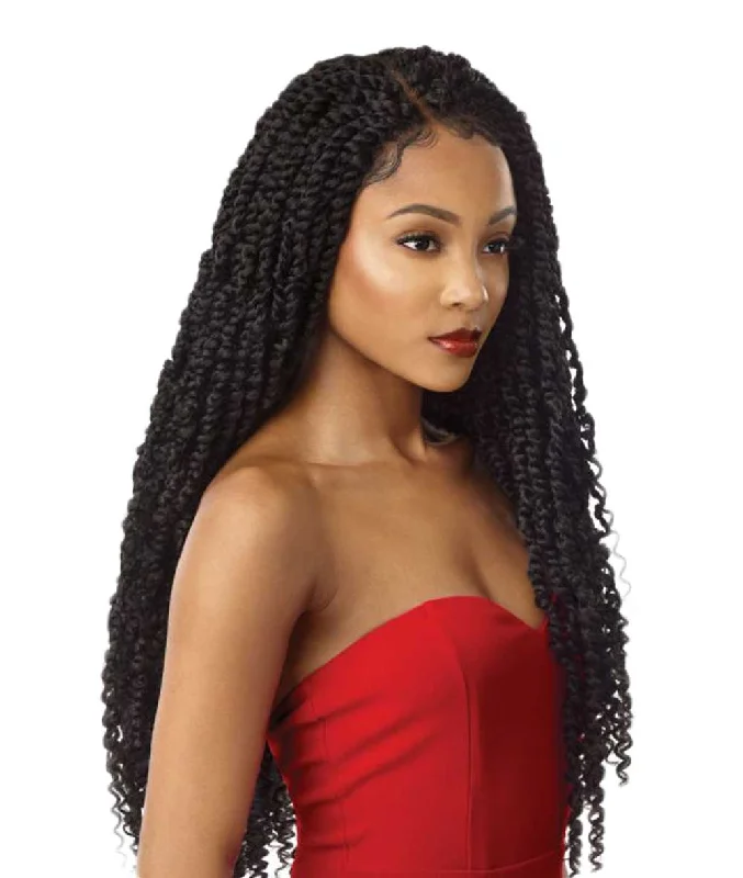 Outre X-Pression Twisted Up Lace Front Wig - 4X4 Passion Twist 28""