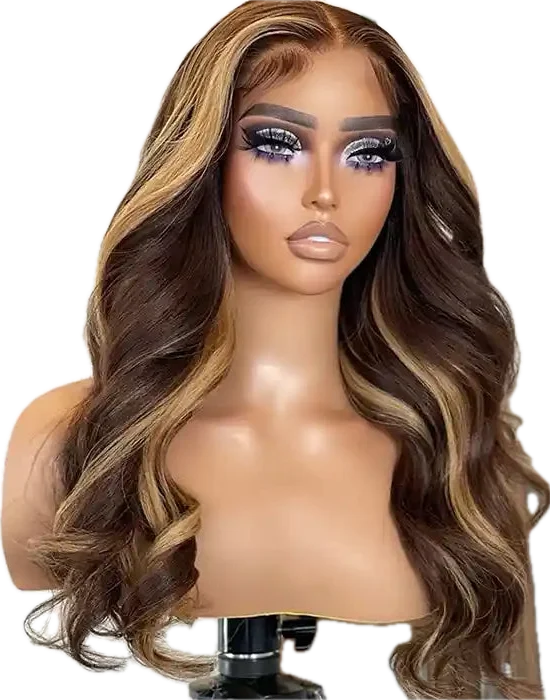 P4/27 Straight Lace Front Wig