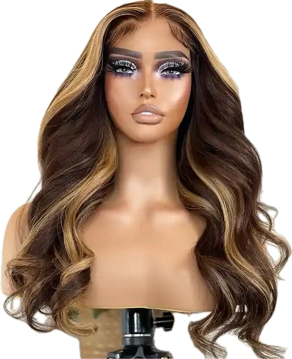 P4/27 Straight Lace Front Wig