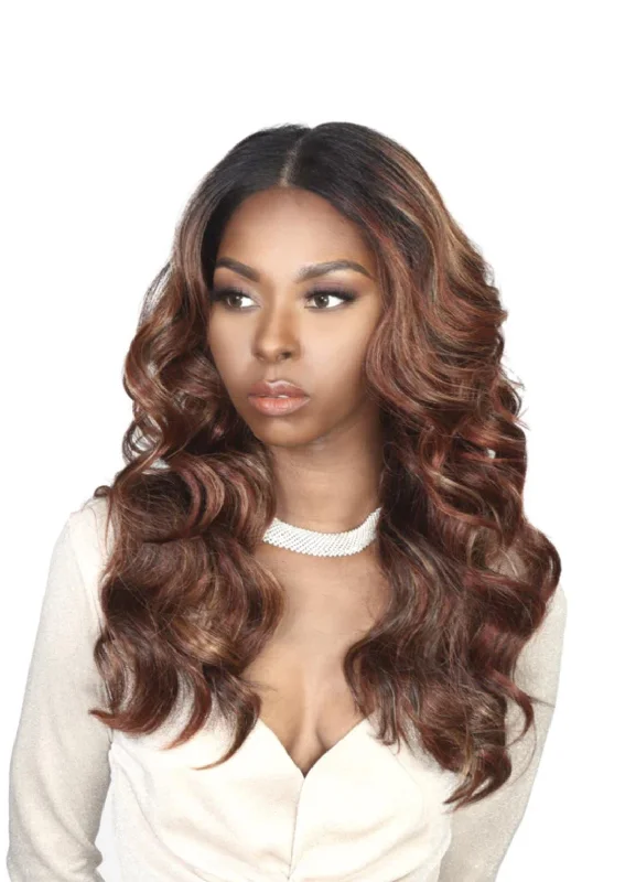 PANORAMA HD 13 x 6 HUMAN HAIR BLENDED LACE FRONT PHB-EVELYN WIG