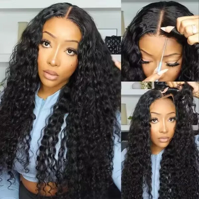 Part Max 9×6 Lace Wig Water Wave Glueless Wig Pre-Bleached Knots Pre-Cut HD Lace Wig Sterly Hair