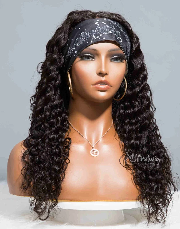 PISCES - ZODIAC COLLECTION HUMAN HAIR CURLY WIG - ZC011