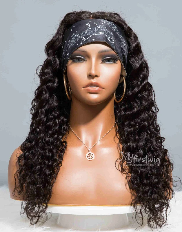 PISCES - ZODIAC COLLECTION HUMAN HAIR CURLY WIG - ZC011