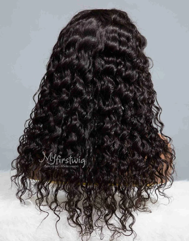 PISCES - ZODIAC COLLECTION HUMAN HAIR CURLY WIG - ZC011