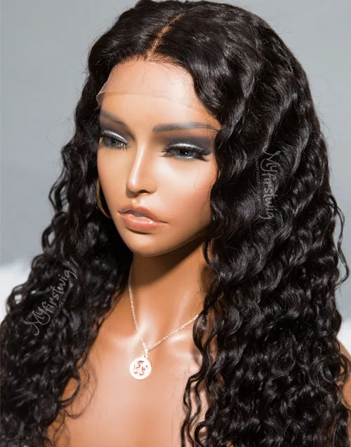 PISCES - ZODIAC COLLECTION HUMAN HAIR CURLY WIG - ZC011