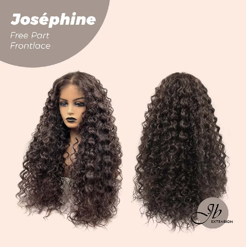 JBEXTENSION 28 Inches Extra Curly Long Free Part Frontlace Glueless Wig JOSéPHINE