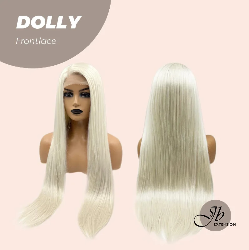 JBEXTENSION 30 Inches Long White Side Part Frontlace Glueless Wig DOLLY