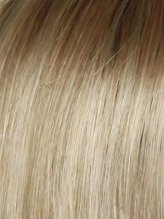 SS14/88H SHADED GOLDEN WHEAT | Dark Blonde Evenly Blended with Pale Blonde Highlights and Dark Roots