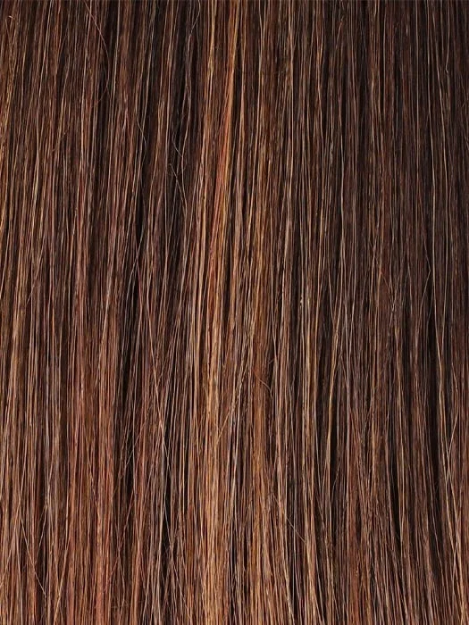 S6-30A27RO AUTUMN | Rich chestnut brown roots brighten to coppery and crisp auburn hues in this cascading colour