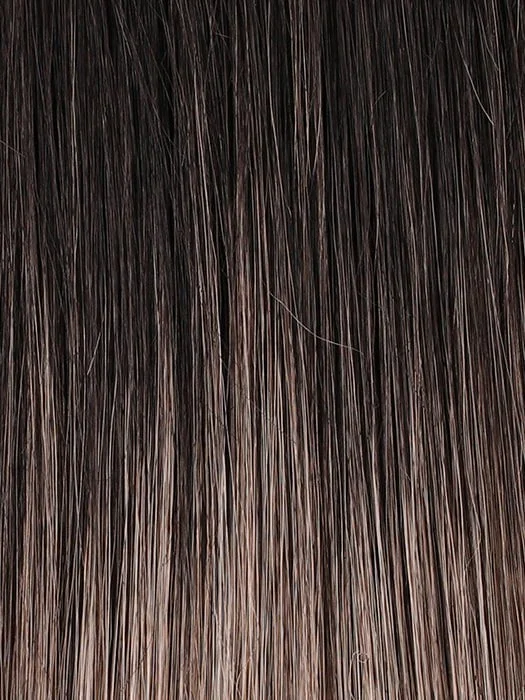 S2-103/18RO MIDNIGHT |Dark roots soften seamlessly into sparkling ash blond and mushroom brown tones, ideal for wearers seeking a dreamy style with dynamic depth in this cascading colour