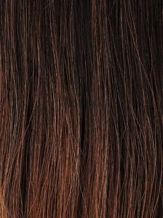 S4-28/32RO SUNRISE | Dark and elegant roots melt naturally into radiant, fiery ends resemble the vibrance of a stunning sunrise