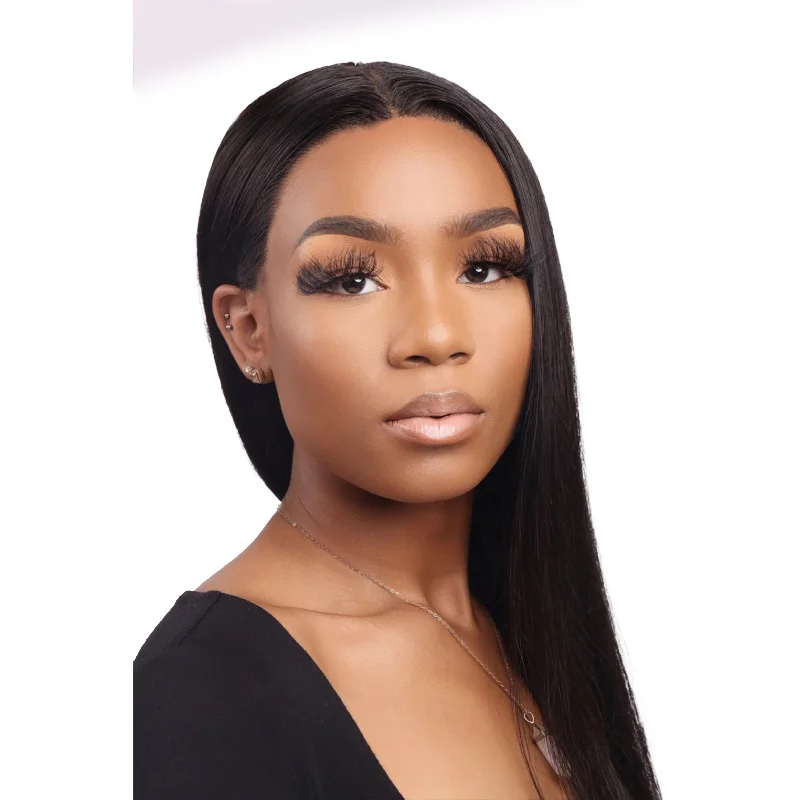 Raw 100% Virgin Unprocessed 13x4 HD Lace Wigs Straight Natural 150%