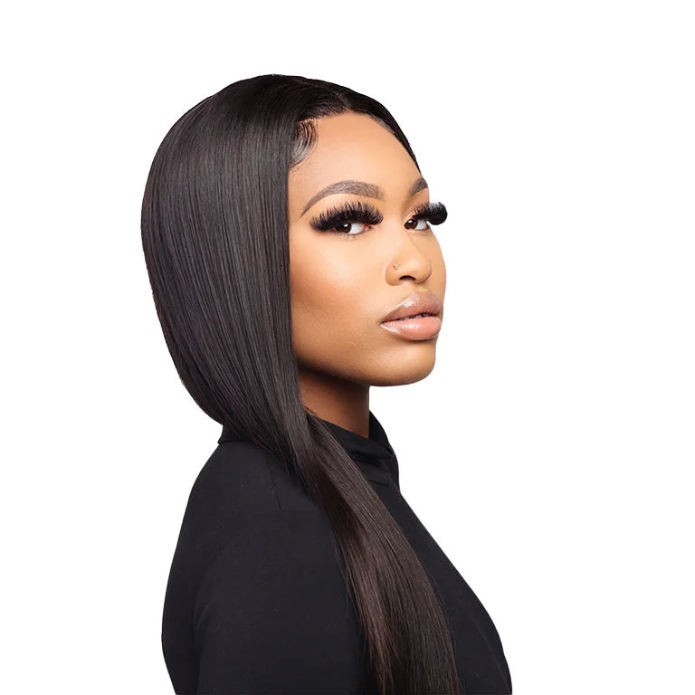 Raw 100% Virgin Unprocessed 4x4 HD  Lace Wigs Straight Natural 150%