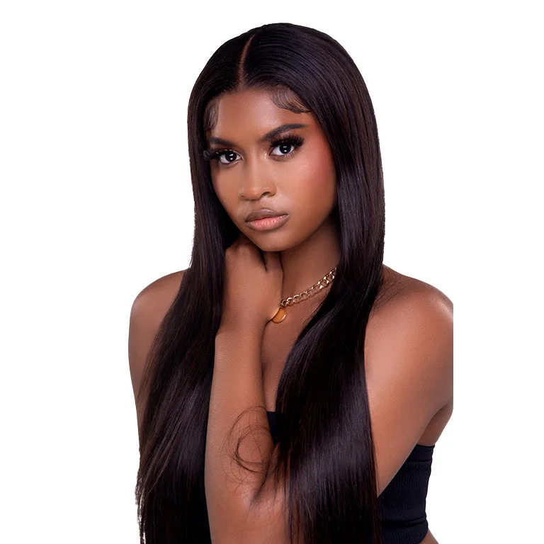 Hershe Pink Label 100% Virgin Unprocessed 13x4 HD Lace Wigs Straight Natural 130%