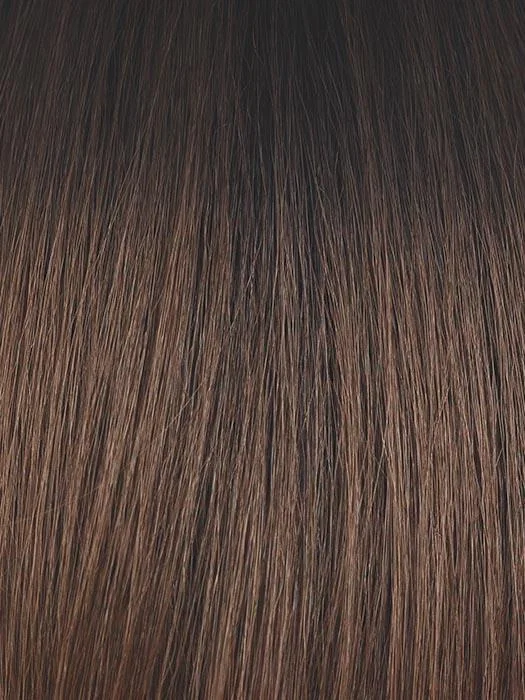 CAFE-OLE | Dark brown with Light Brown Blended Highlights and a Darker Brown Root