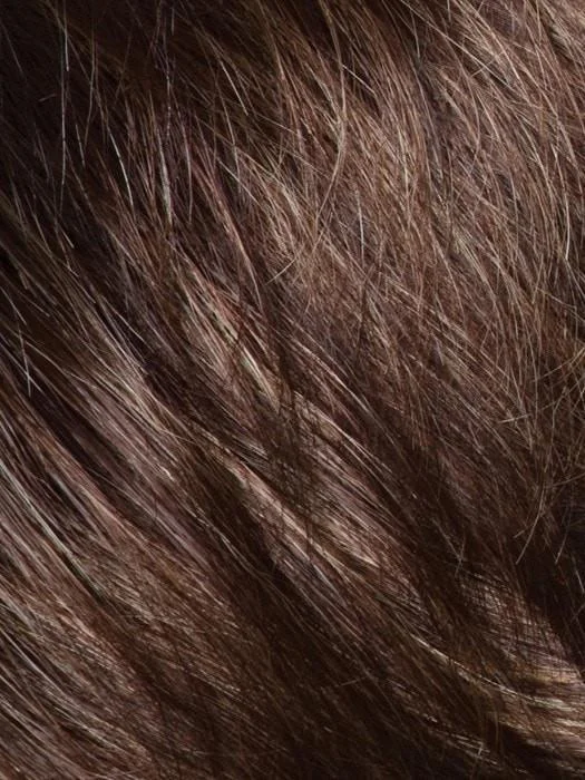 AUBURN SUGAR-R | Rooted Dark Auburn with Medium Auburn Base with Dark Strawberry Blonde Highlights