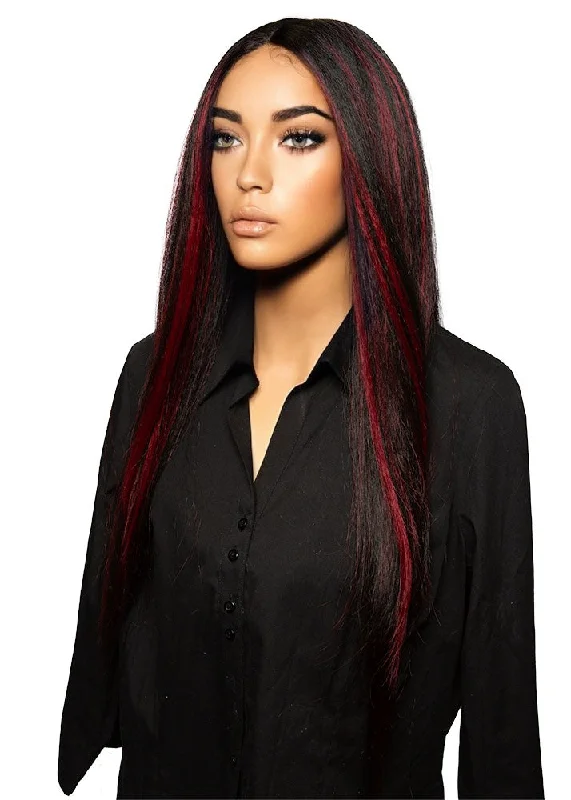 THL1B / BUG - Natural Black / Burgundy Highlights