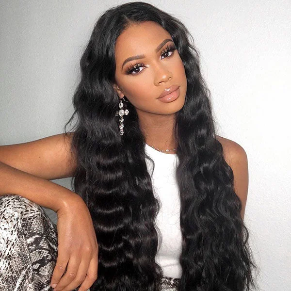 [HD Lace] Reshine Hair Loose Deep Wave Hair HD Lace Wigs 10-30 Inch Long Human Hair Wigs Swiss Lace Wig