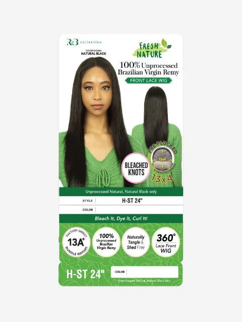 R&B Collection 100% Unprocessed Brazilian Virgin Remy Human Hair Lace Wig - H-ST 24""