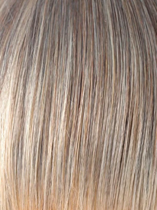 FROSTI-BLONDE | Light Ash Brown with Ash Platinum Highlights on top and at the tips