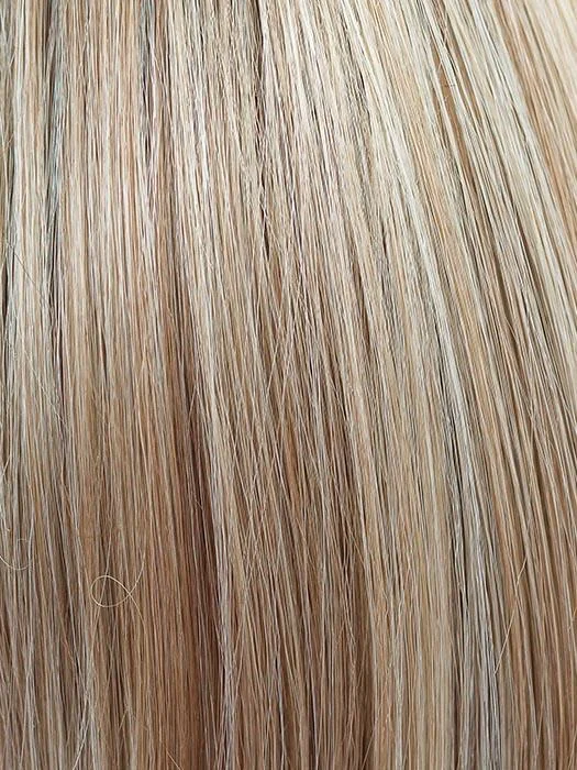 CHAMPAGNE-BLUSH | Creamy White Blonde Base transitioning to Strawberry Blonde with Light Auburn highlights