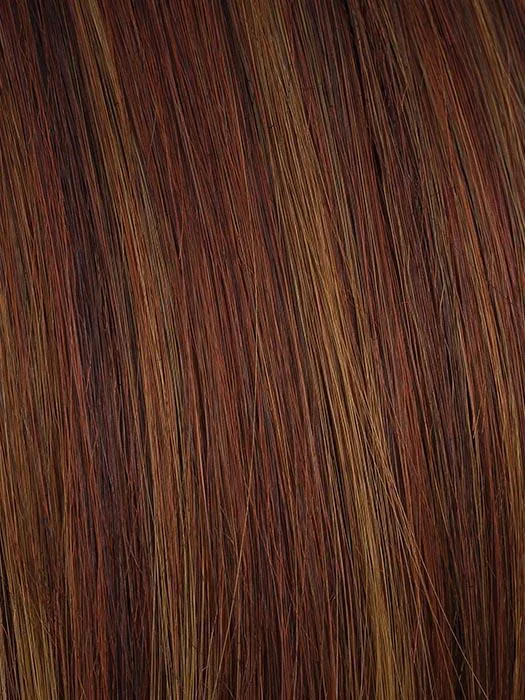 CINNAMON-SWIRL | Bright Auburn with Strawberry Blonde and Copper highlights