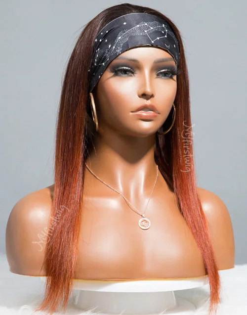 SCORPIO - ZODIAC COLLECTION HUMAN HAIR STRAIGHT OMBRE WIG - ZC007