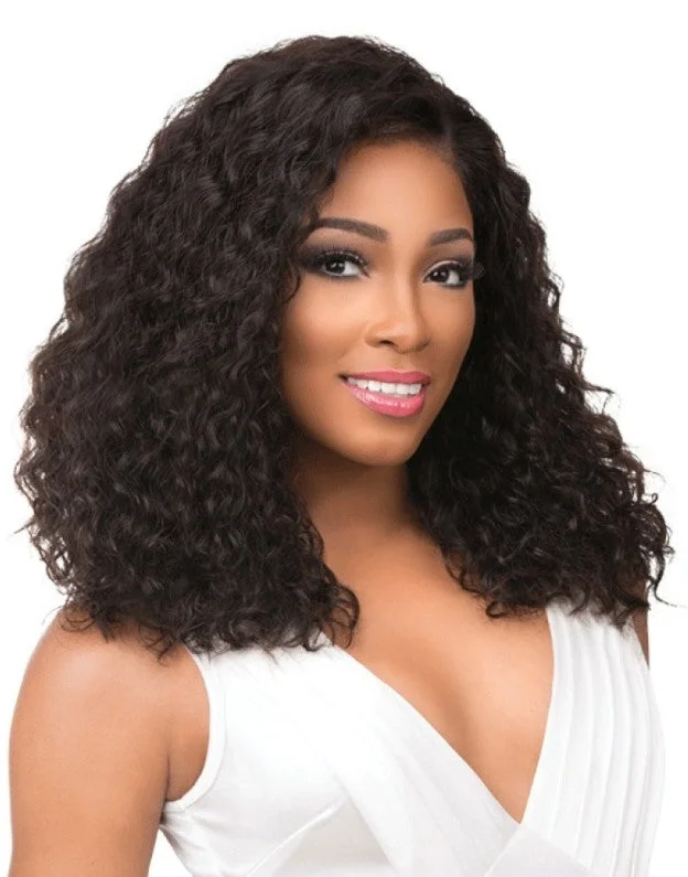 Sensationnel Bare & Natural Deep Curly Swiss Lace Front Wig