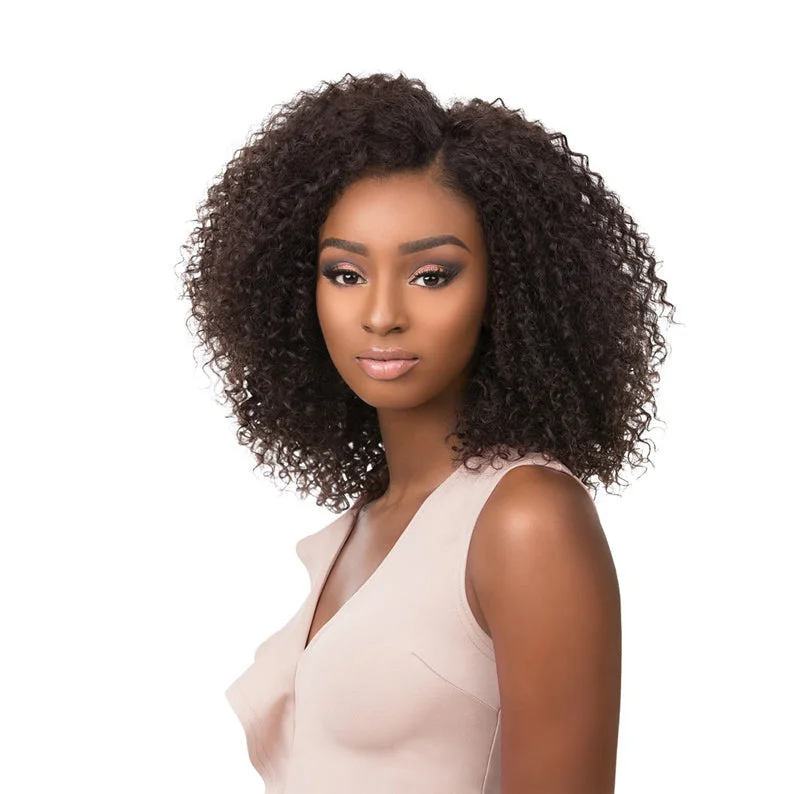 SENSATIONNEL 100% Brazilian Vergin Remi 4X4 Swiss Lace Wig BOHEMIAN BRAZILIAN