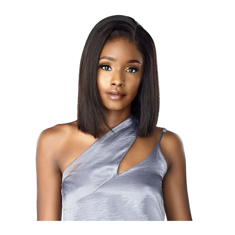 Sensationnel 100% Virgin Human Hair 12A Lace Wig - NATURAL STRAIGHT 14""