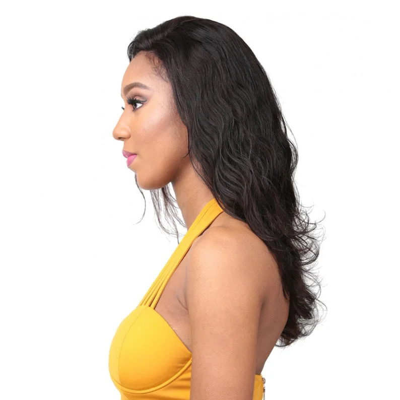 SENSATIONNEL 100% Virgin Human Hair FULL HAND-TIED LACE WIG BODY WAVE 22""