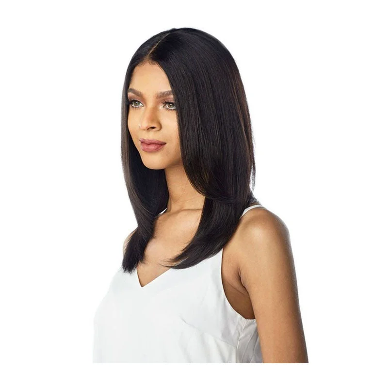 Sensationnel 10A Straight Lace Front Wig Human Hair