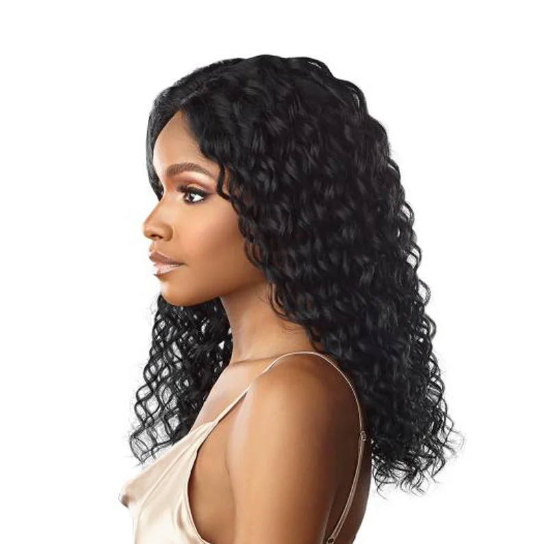 SENSATIONNEL Bare & Natural 100% Virgin Human Hair 13x5 Lace Wig NATURAL DEEP 18""