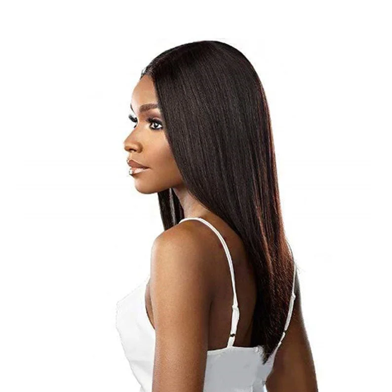 SENSATIONNEL BARE & NATURAL 100% VIRGIN HUMAN HAIR 13X5 LACE WIG NATURAL STRAIGHT 22""