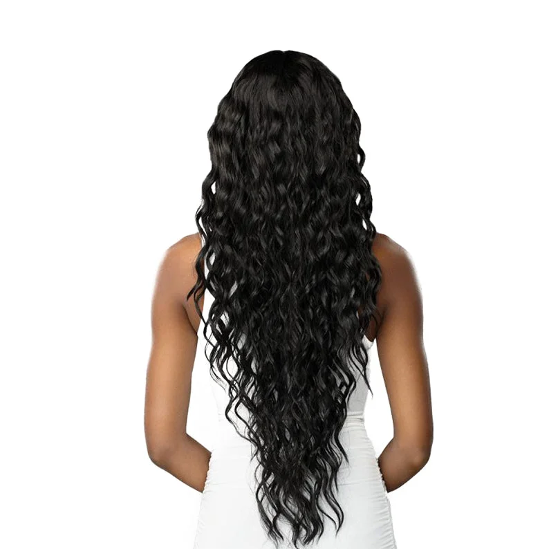 SENSATIONNEL Butta Human Hair Blend HD Front Lace Wig - LOOSE CURLY 32""