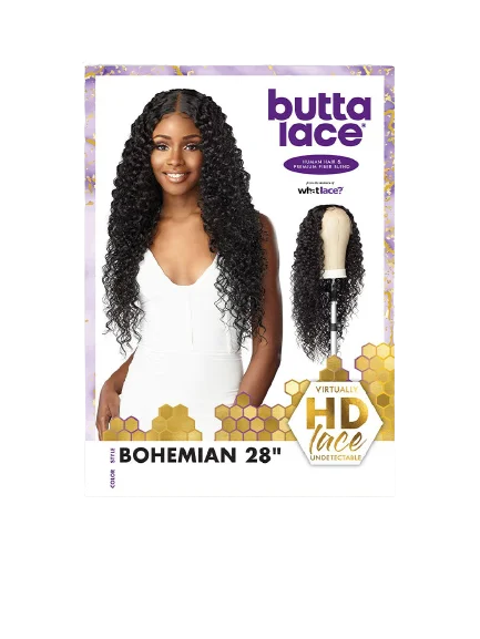 Sensationnel Butta Lace Human Blend Bohemian 28""