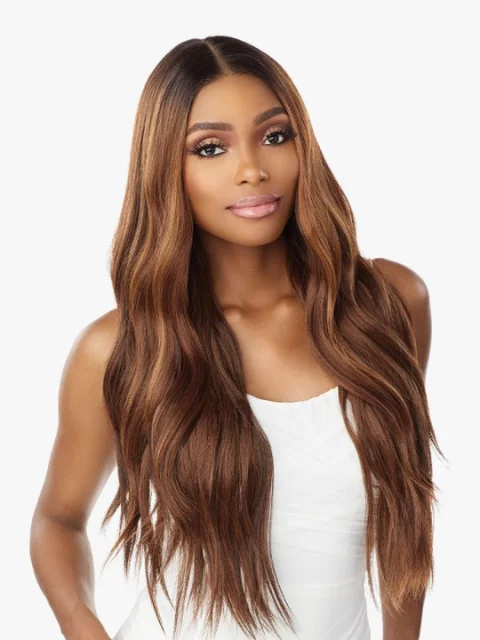 Sensationnel Butta Lace Human Hair Blend HD Lace Front Wig - LOOSE BEACH WAVE 28""