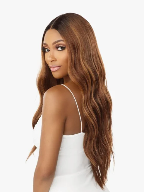 Sensationnel Butta Lace Human Hair Blend HD Lace Front Wig - LOOSE BEACH WAVE 28""