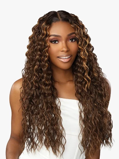 Sensationnel Butta Lace Human Hair Blend HD Lace Front Wig - WATER DEEP 28""