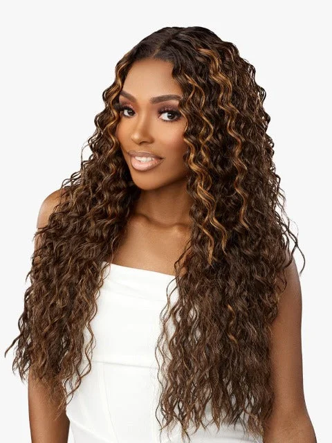 Sensationnel Butta Lace Human Hair Blend HD Lace Front Wig - WATER DEEP 28""