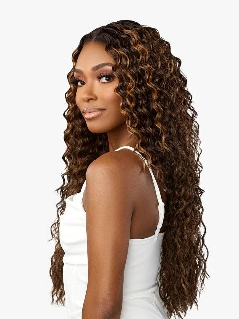 Sensationnel Butta Lace Human Hair Blend HD Lace Front Wig - WATER DEEP 28""