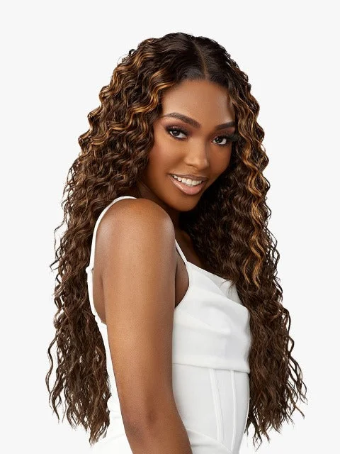 Sensationnel Butta Lace Human Hair Blend HD Lace Front Wig - WATER DEEP 28""