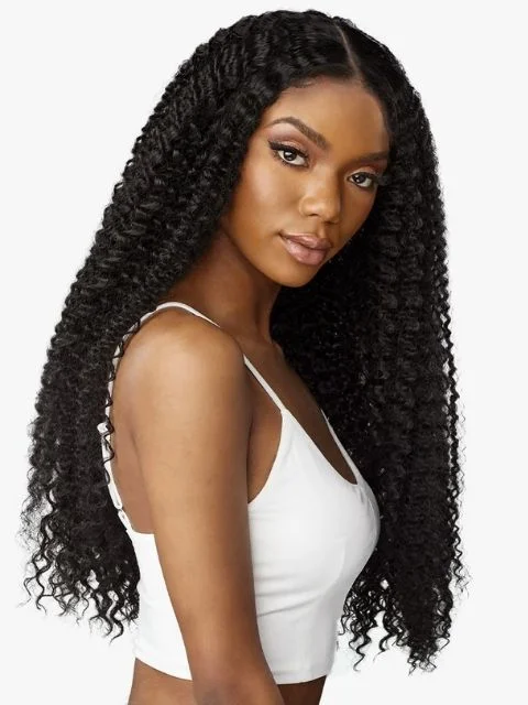 Sensationnel Butta Lace Human Hair Blend HD Lace Front Wig - WET&WAVY WATER WAVE 26""