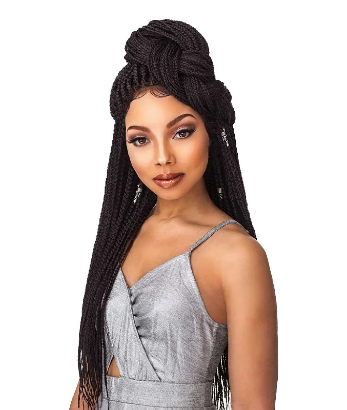 Sensationnel Cloud 9 4X4 Part Swiss Lace Wig - Box Braid Small